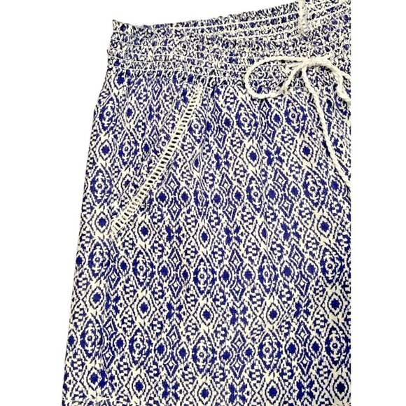 Briggs Navy Linen Blend Drawstring Pullon Shorts SIZE-LARGE - Picture 7 of 11